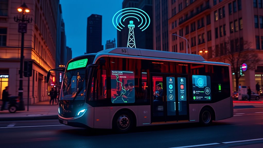 5g electric bus improvements