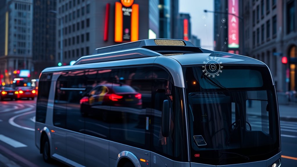 5g electric bus integration