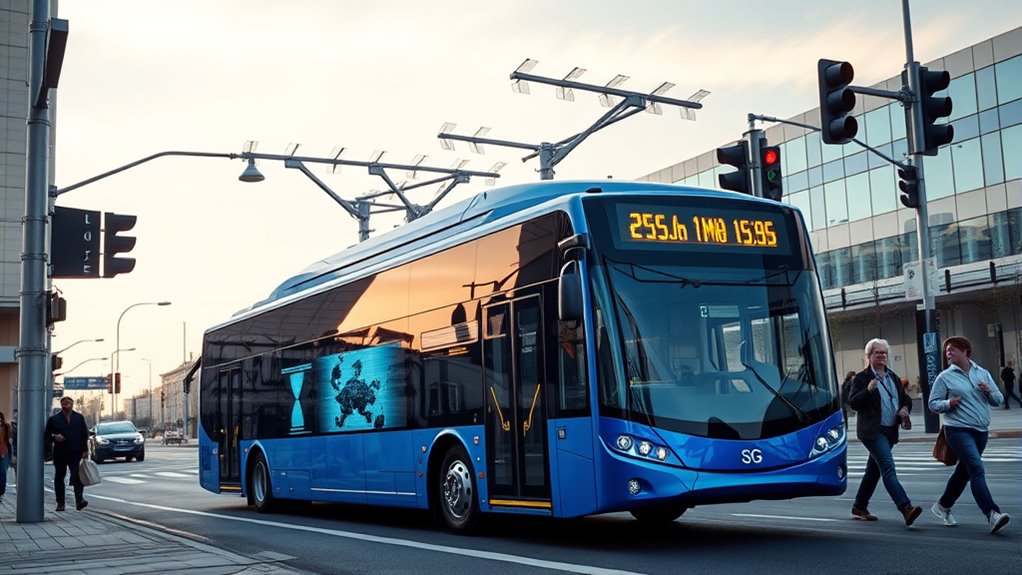 5g enhances electric bus operations