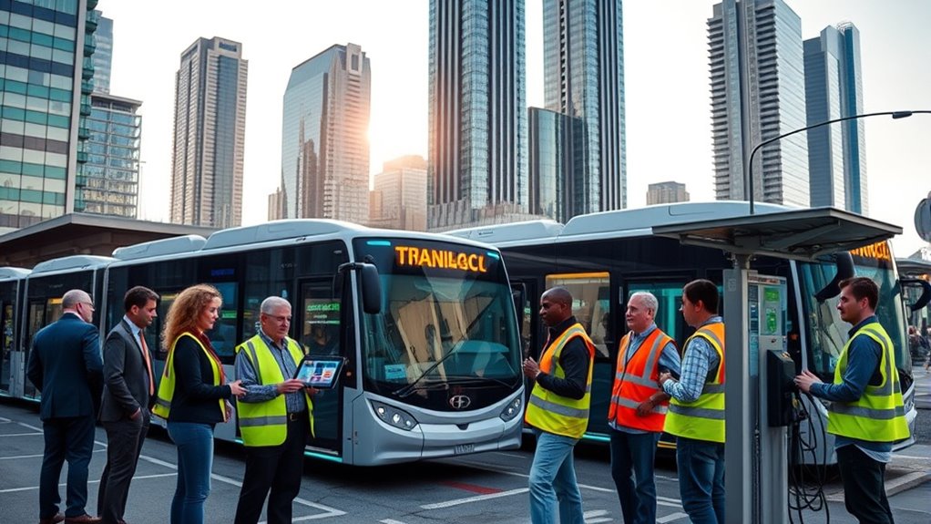 collaborative electric bus funding