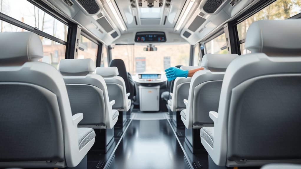 comprehensive electric bus cleaning