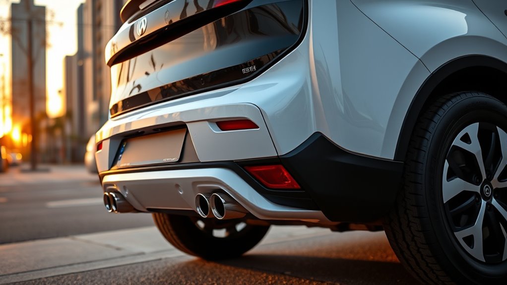 custom exhaust mirror side steps