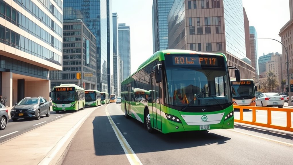 dedicated bus lanes improve reliability
