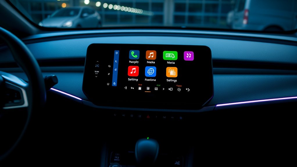 digital touchscreen infotainment system