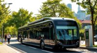 eco friendly electric bus operations