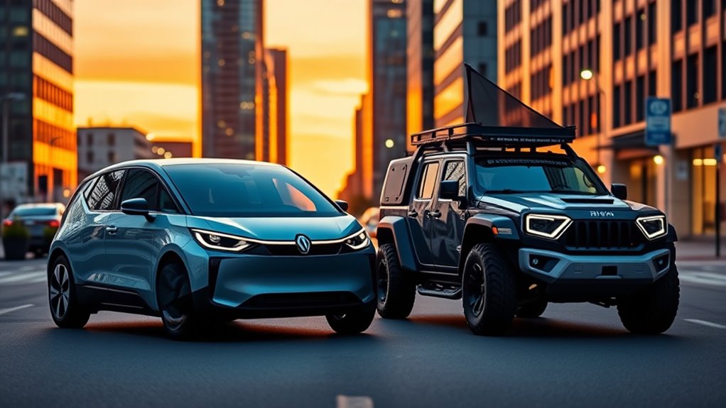 efficient dual motor urban vehicle