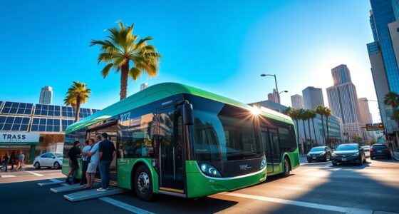 electric bus deployment in la