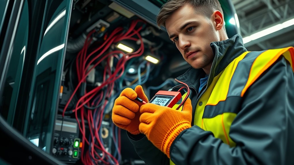 electric bus electrical system diagnostics