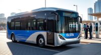 electric bus industry collaborations