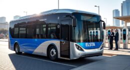 electric bus industry collaborations