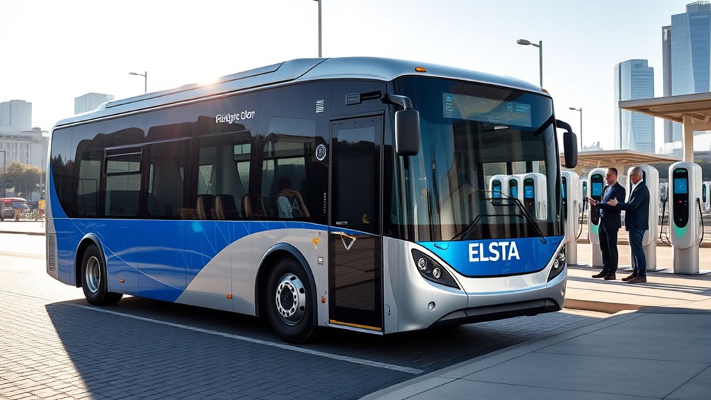electric bus industry collaborations