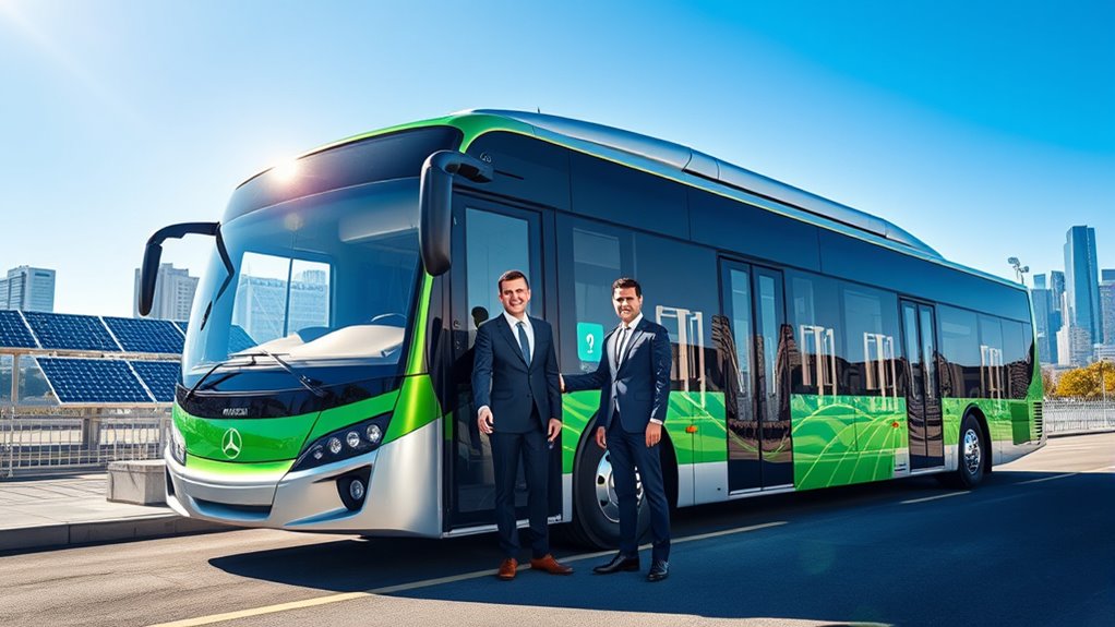 electric bus industry collaborations