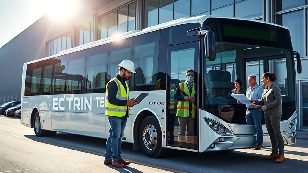 electric bus industry partnerships