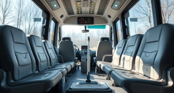 electric bus interior maintenance