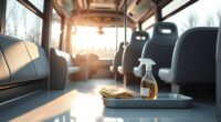 electric bus interior maintenance