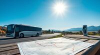 electric bus long distance planning