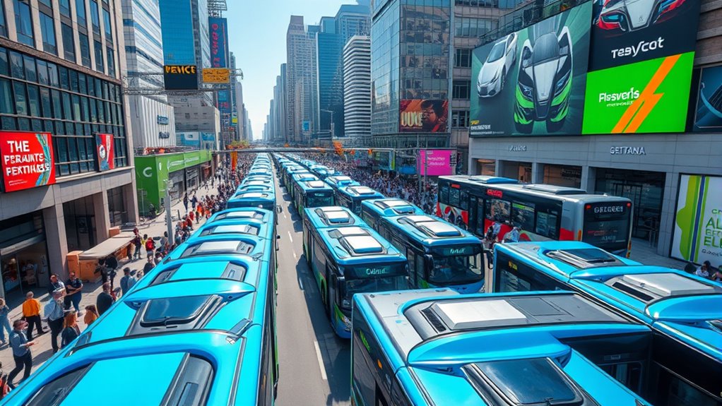 electric bus market leadership