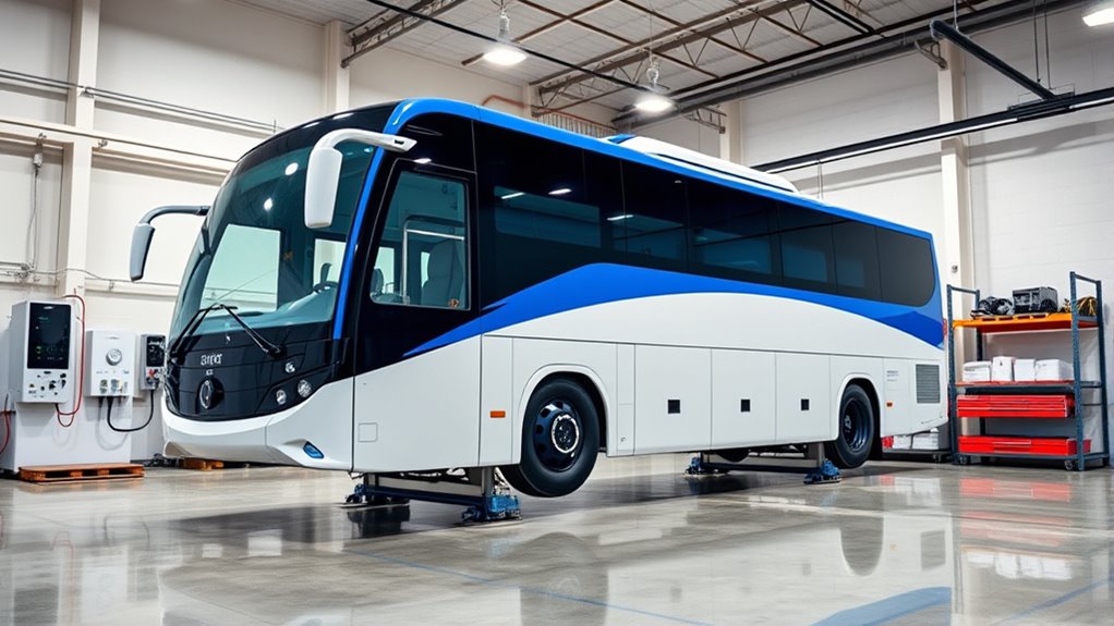 electric bus off season storage