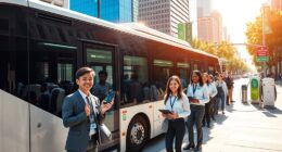 electric bus operator achievements