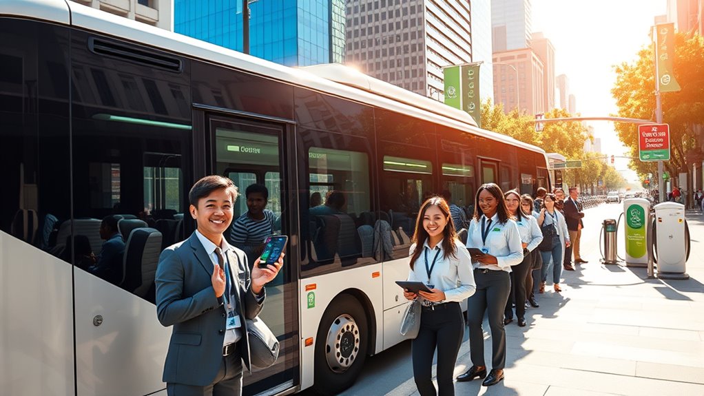 electric bus operator achievements
