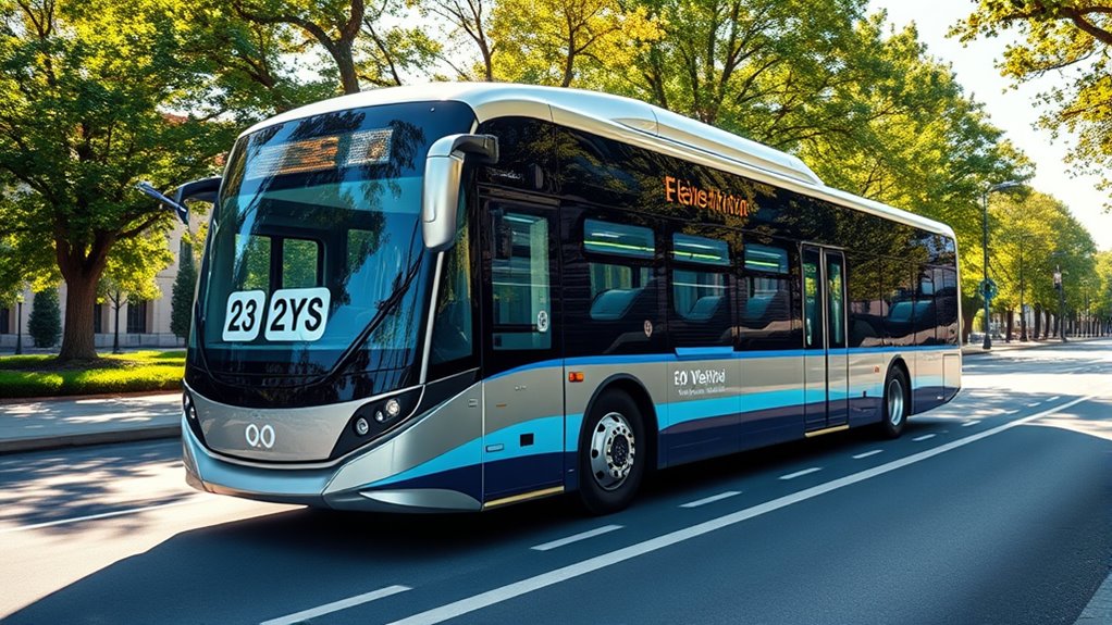 electric bus range improvements
