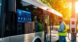 electric bus software updates