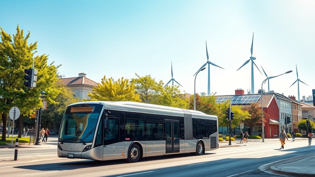 electric buses and renewable energy