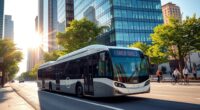 electric buses cut noise