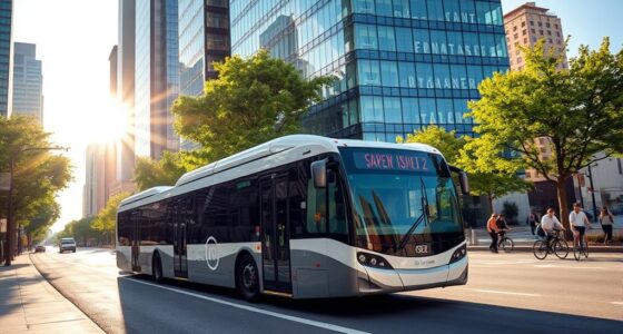 electric buses cut noise