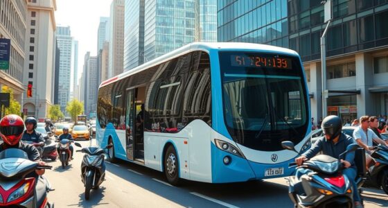 electric buses ease traffic