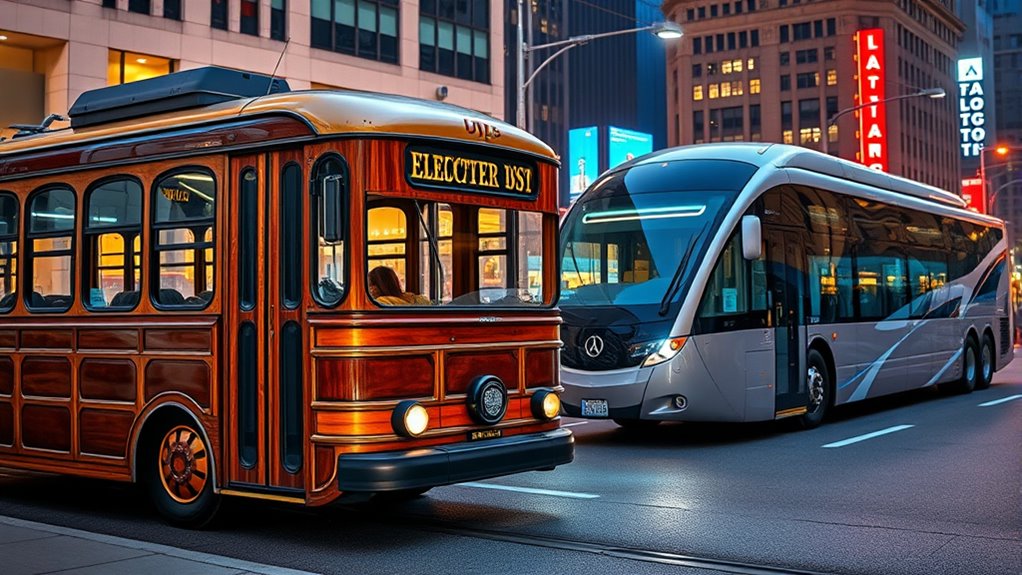 electric buses evolution