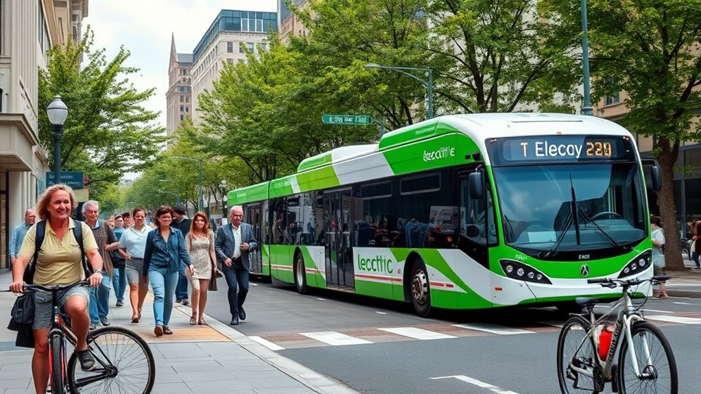 electric buses improve air quality