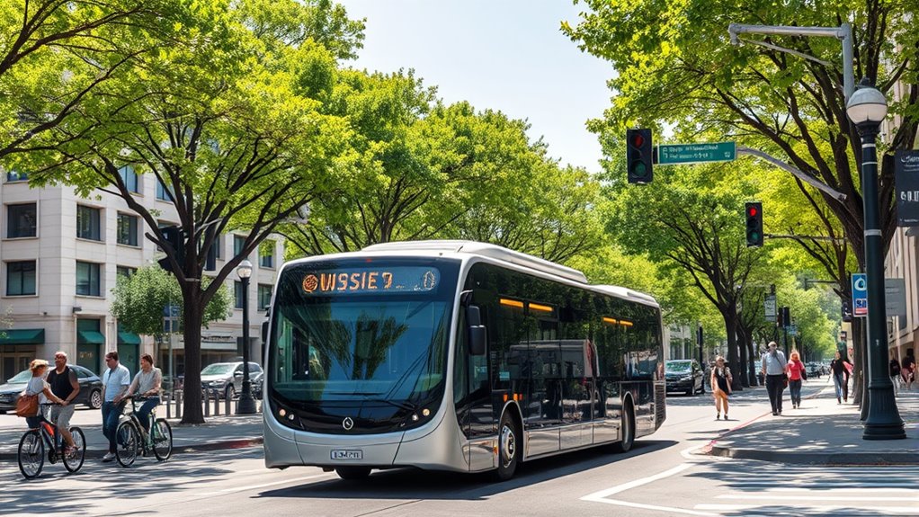 electric buses improve air quality