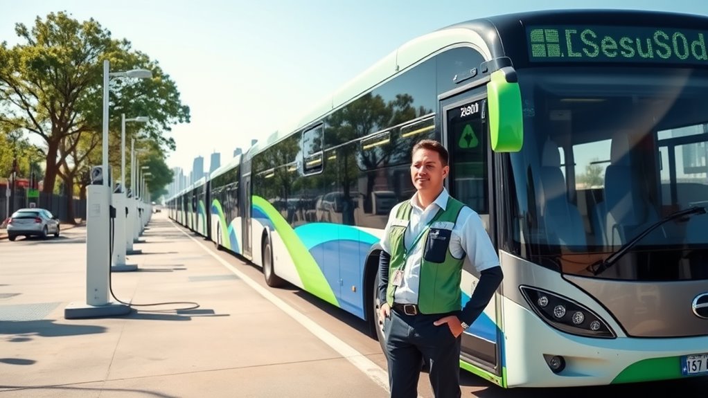electric buses improve urban air quality