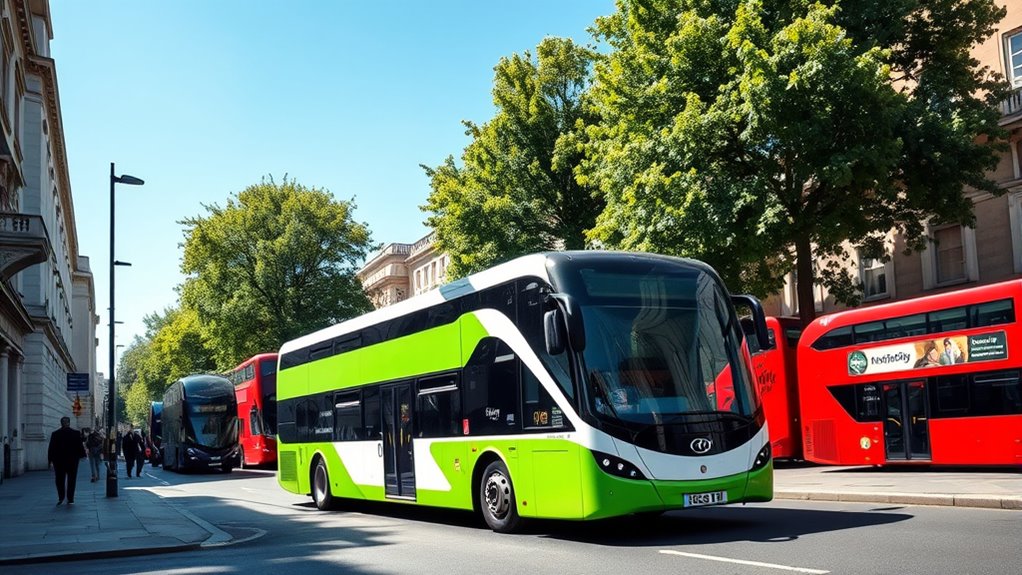 electric buses improve urban air quality