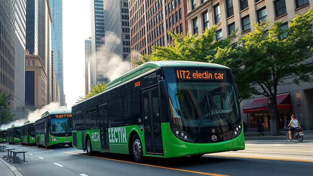 electric buses improve urban environment