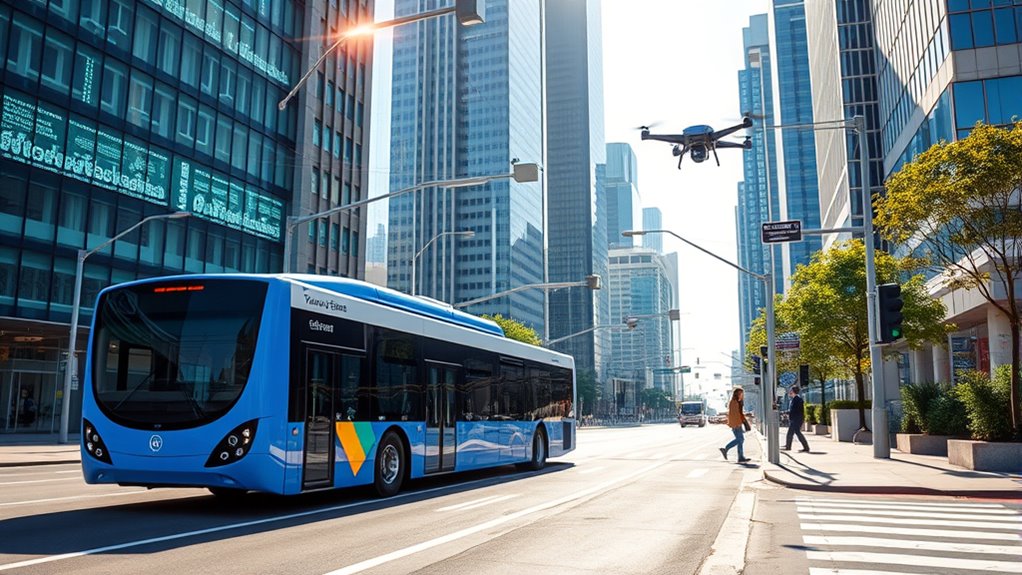 electric buses integrate smart infrastructure