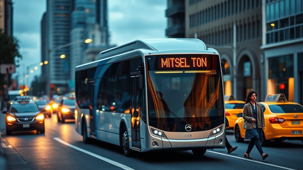 electric buses lower urban noise