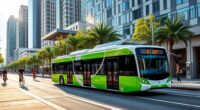 electric buses promote sustainable transit