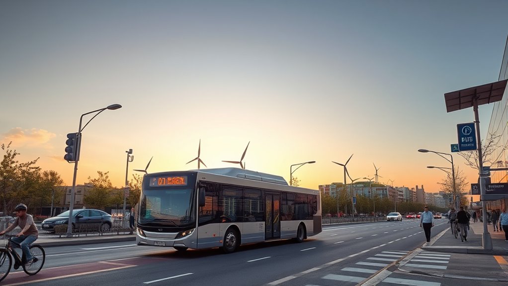 electric buses promote sustainable urban transportation