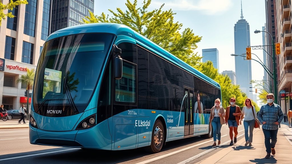 electric buses reduce air pollution