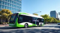 electric buses reduce emissions