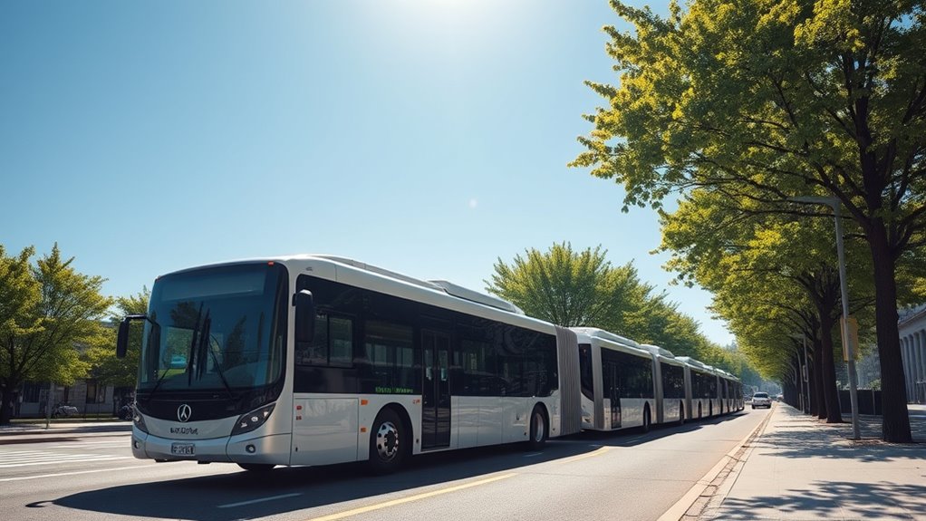 electric buses reduce emissions