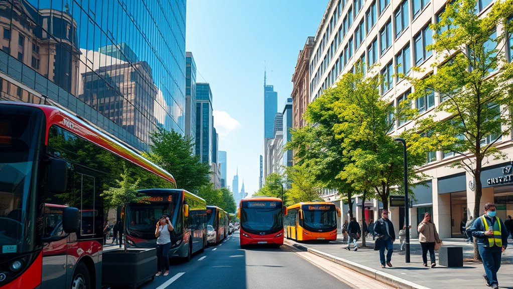 electric buses reduce emissions
