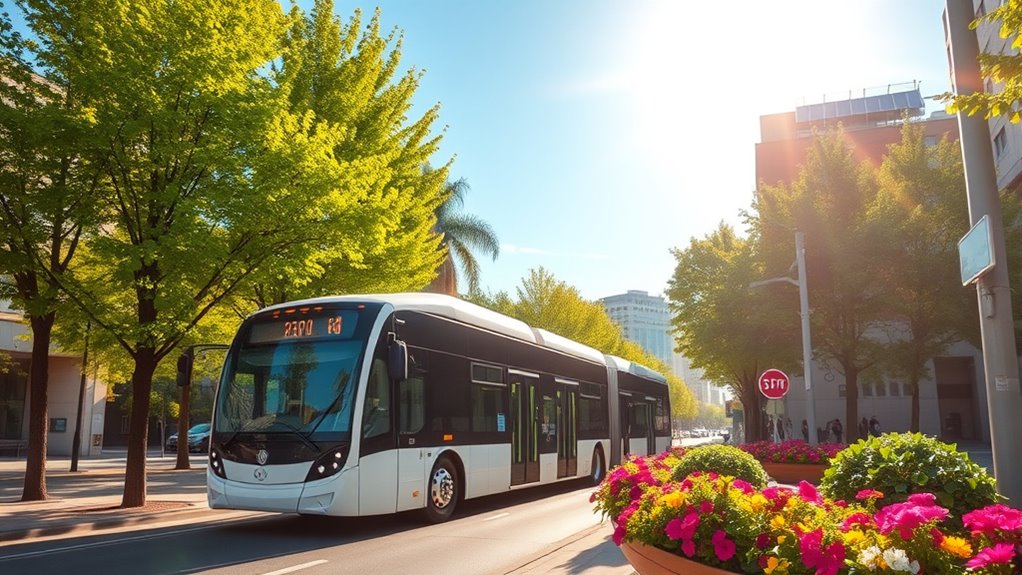 electric buses reduce emissions