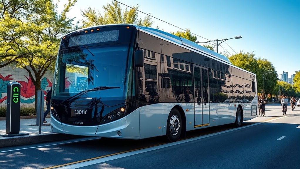 electric buses reduce emissions
