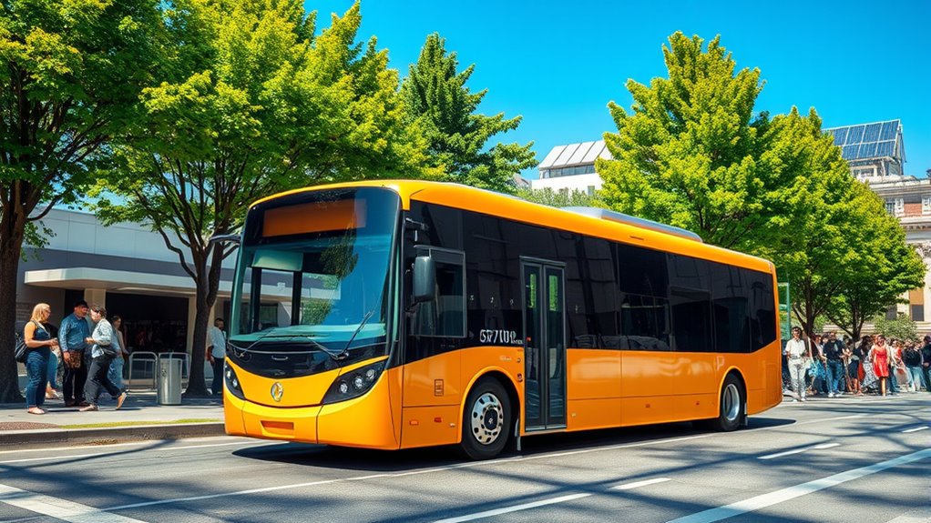 electric buses reduce emissions