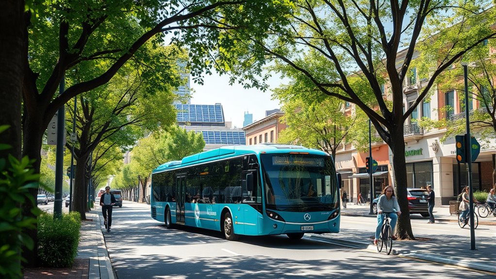 electric buses reduce pollution