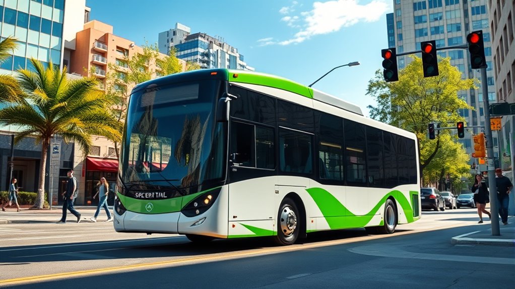 electric buses reduce urban pollution