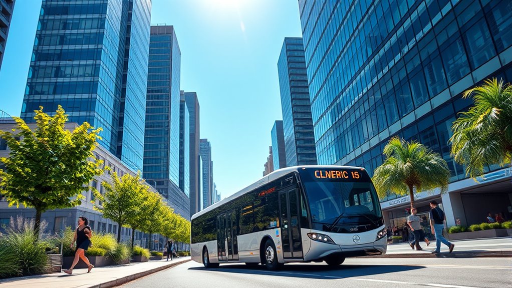 electric buses reduce urban pollution